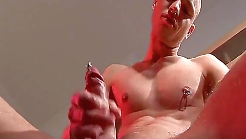 Mas erections and sexy in a strip dance